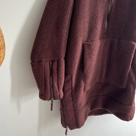 Free People Viewpoint Midi Fleece Size Medium NWT - Picture 14 of 16